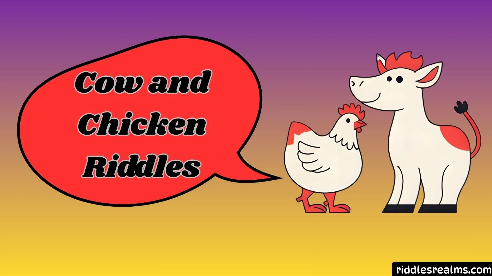 Cow and Chicken Riddles