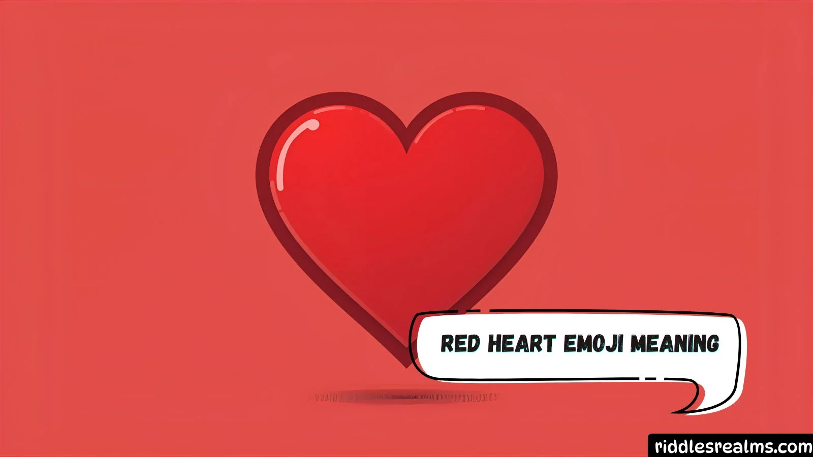 Red Heart Emoji Meaning